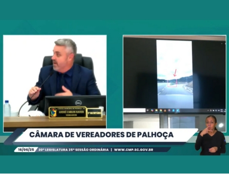 Vereador André Xavier pede melhorias na sinalização do Contorno Viário